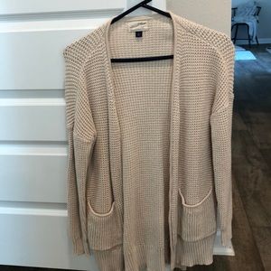 Cream knit cardigan!